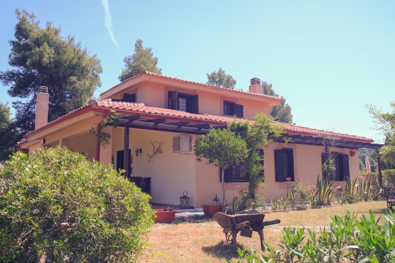 Residence On The Hill Near The Sea Siviri Exterior photo