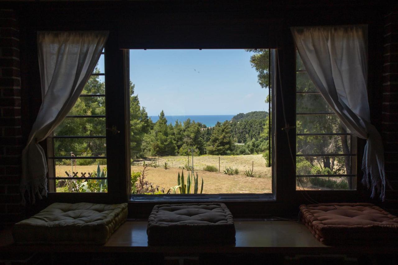 Residence On The Hill Near The Sea Siviri Exterior photo